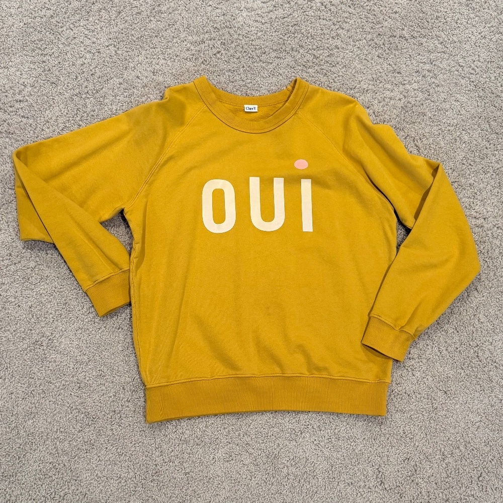Clare V Oui Sweatshirt - Picture 2 of 4